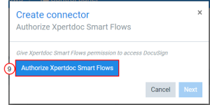 Authorize Xpertdoc Smart Flows permissions